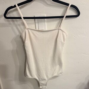 Free People Ivory Body Suit XS